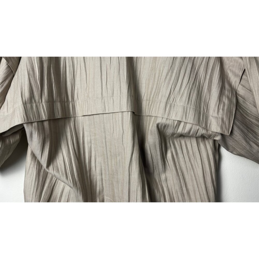 LOUIS FERAUD PLEATS ARCHIVAL SAFARI BUTTON UP SHIRT S - Picture 10 of 14